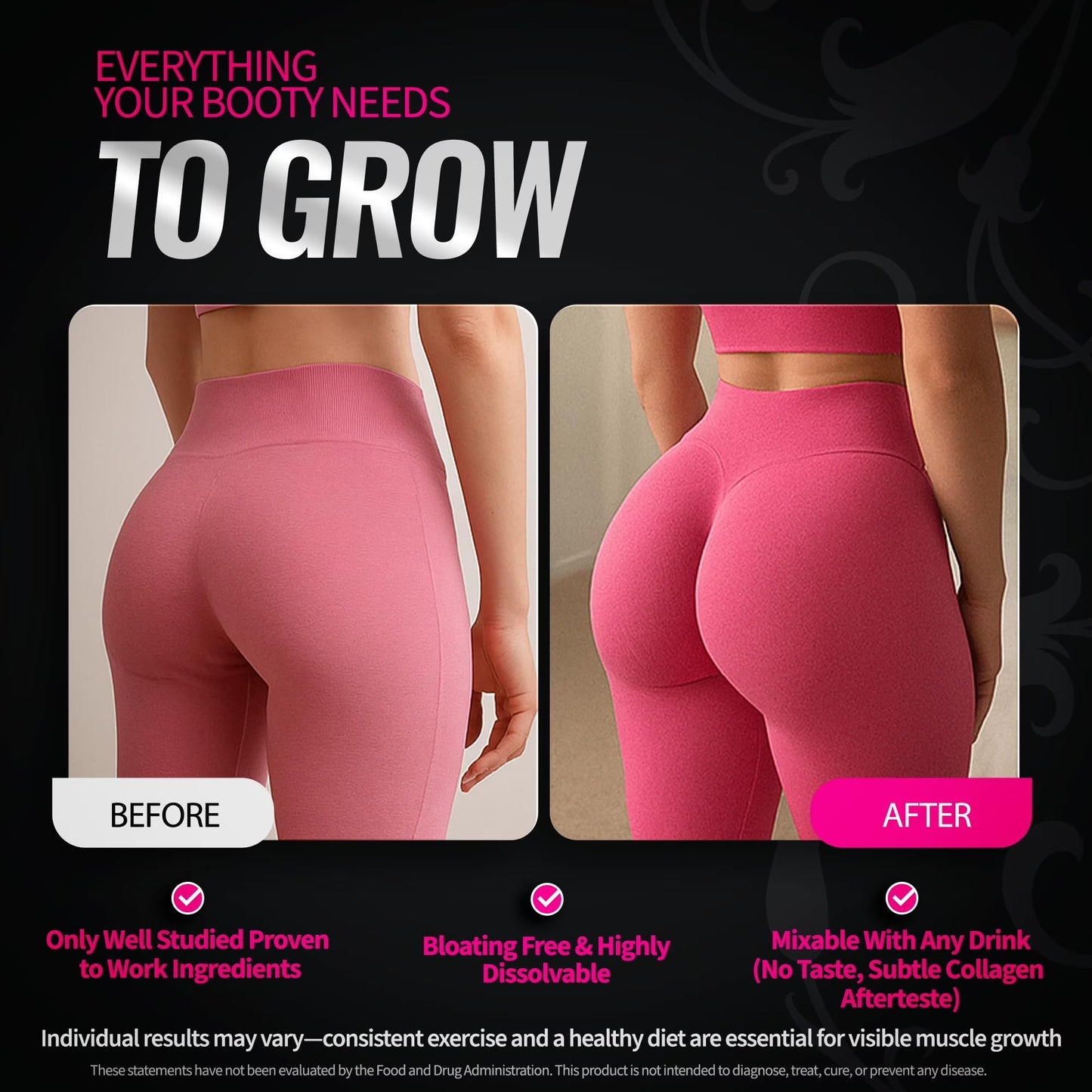 Bold Buns™ Creatina para Mujer