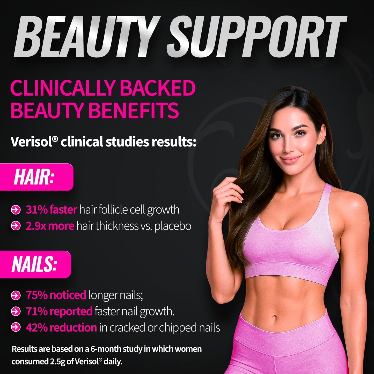 Bold Buns™ Creatina para Mujer