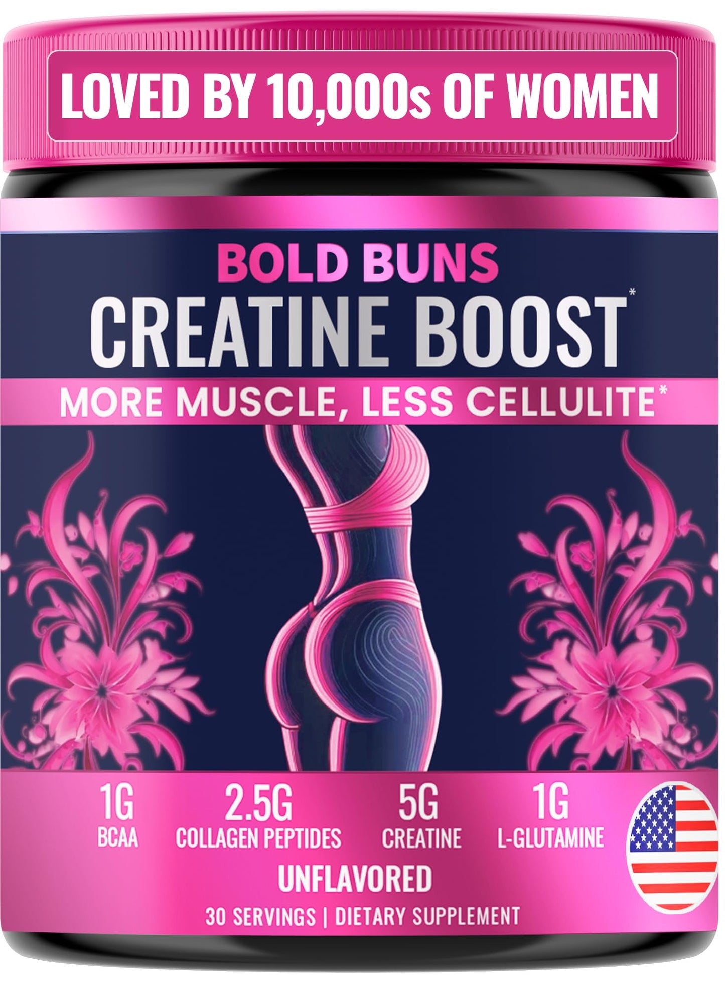 Bold Buns™ Creatina para Mujer